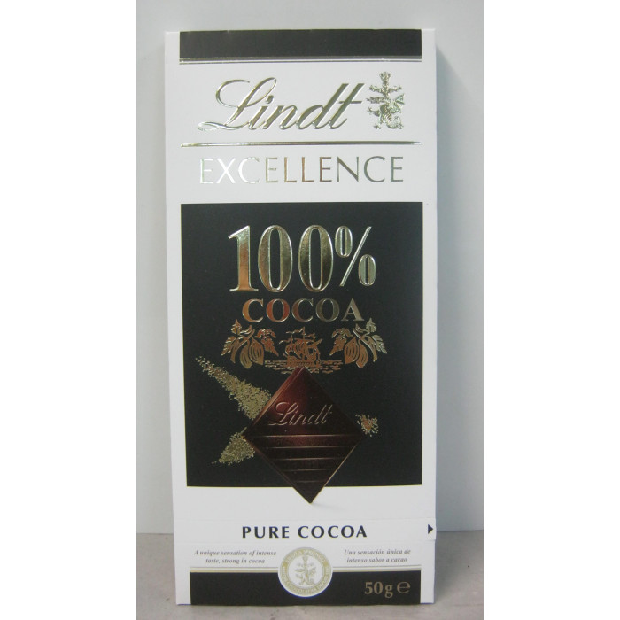 Lindt 50G Étcsokoládé 100% Cocoa Lindt