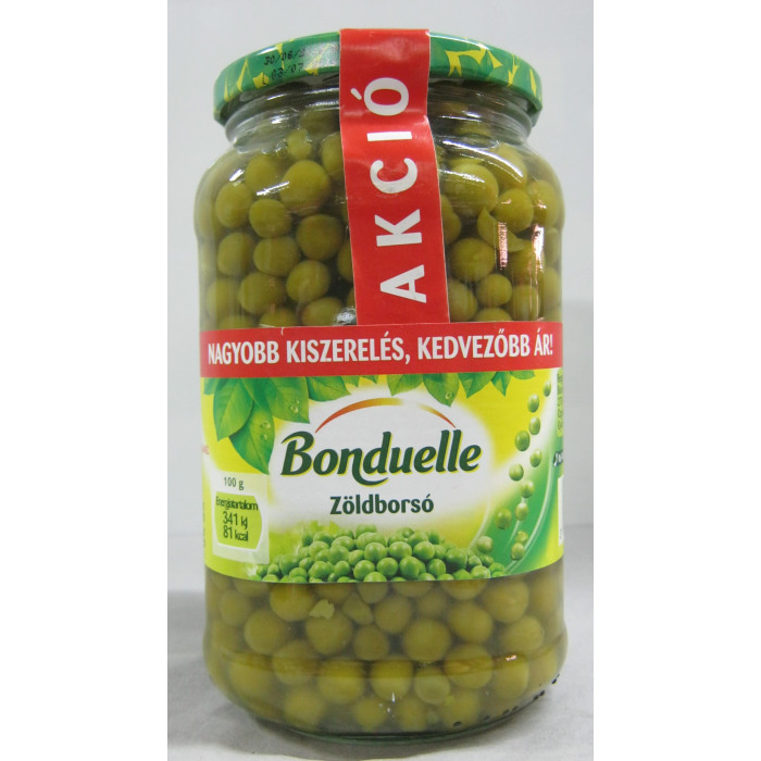 Zöldborsó 660G Bonduelle