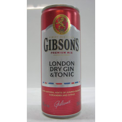 Gin 0.25L Gin&Tonic Gibsons