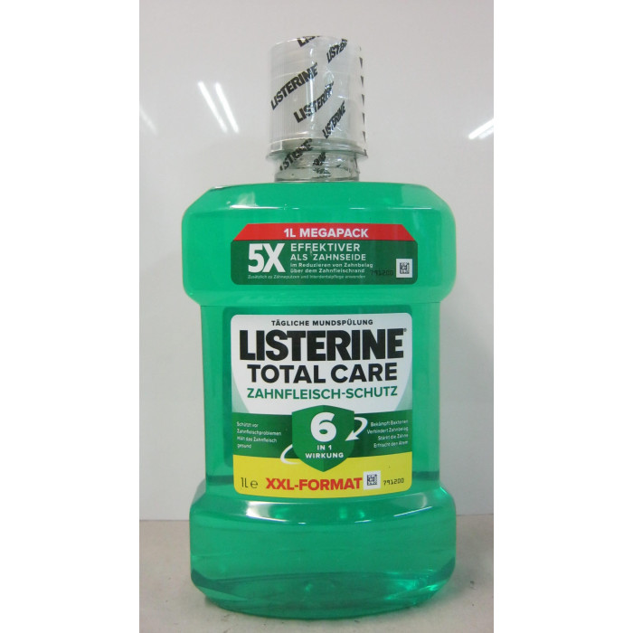 Listerine Szájvíz 1L Total Care 6In1 Zöld