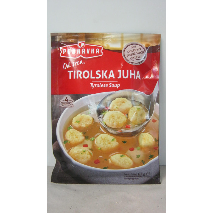 Tiroli Stílusú Leves 67G Podravka