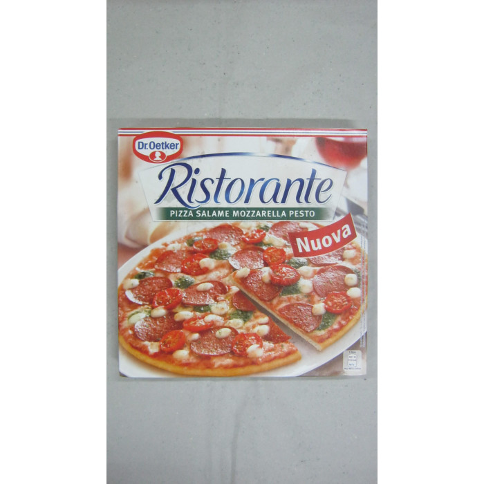 Pizza 360G Salame Mozzarella Pesto Dr Oetker