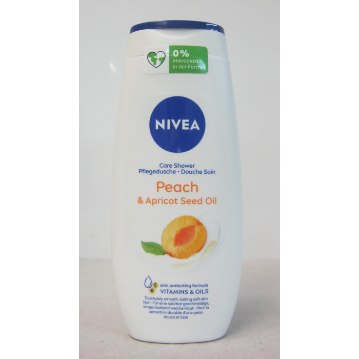 Nivea 250Ml Tusf.peach Apricot Seed Oil