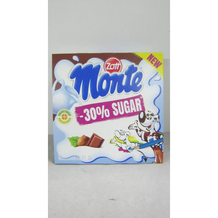 Monte 4X55G Csoki&Mogyoró -30%Zsír Zott