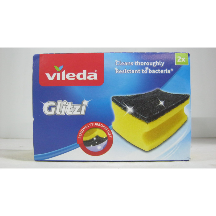 Mosogatószivacs Dörzsivel 2Db Glitzi Vileda