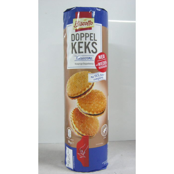 Keksz 500G Csokis Keksz Doppel Biscoto