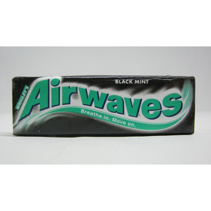 Airwaves Rágó Fekete Black Mint 10Db 14G