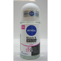 Nivea 50Ml Női Roll Black White Clear