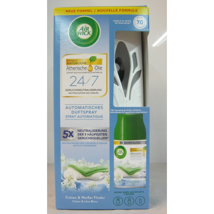 Air Wick Készülék 250Ml Cotton Lilas Blanc