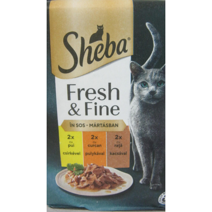 Sheba 6X50G Csirke-Pulyka-Kacsa Macska