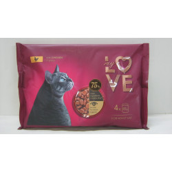 My Love 4X85G Csirke Macska Alutasak