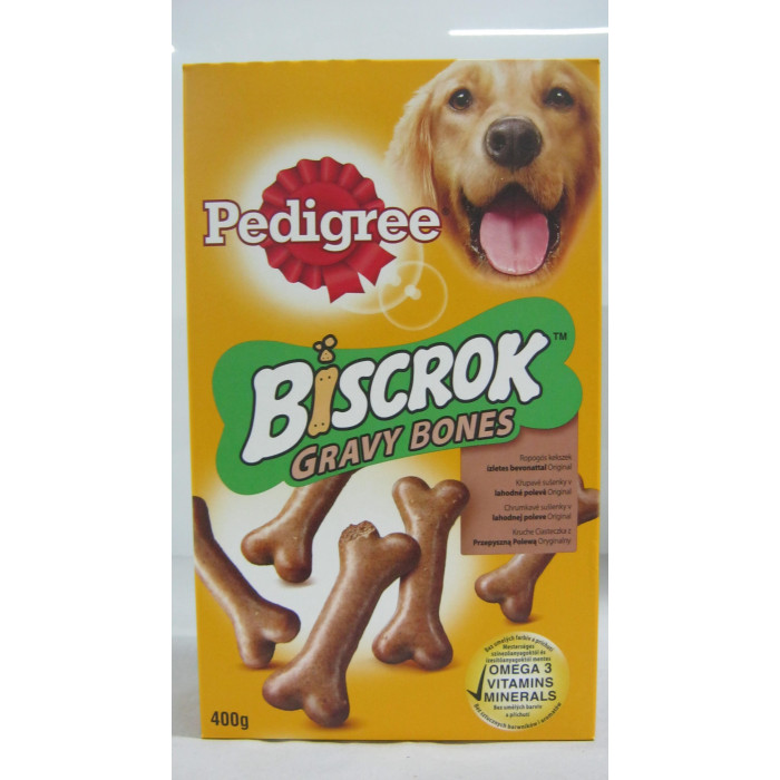 Pedigree 400G Biscrok Gravy Bones Jut.fal
