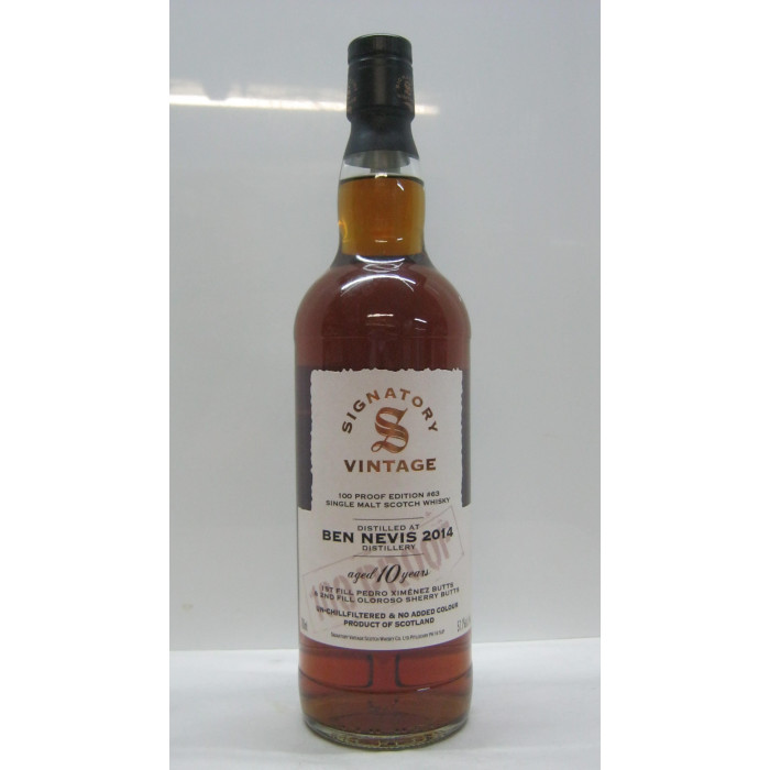 Signatory Vintage 0.7L 10É.ben Nevis