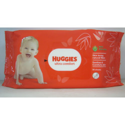 Nedves Törlőkendő 56Db Huggies Ultra Comfort