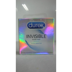 Durex 3Db Óvszer Invisible Sensitive Extra