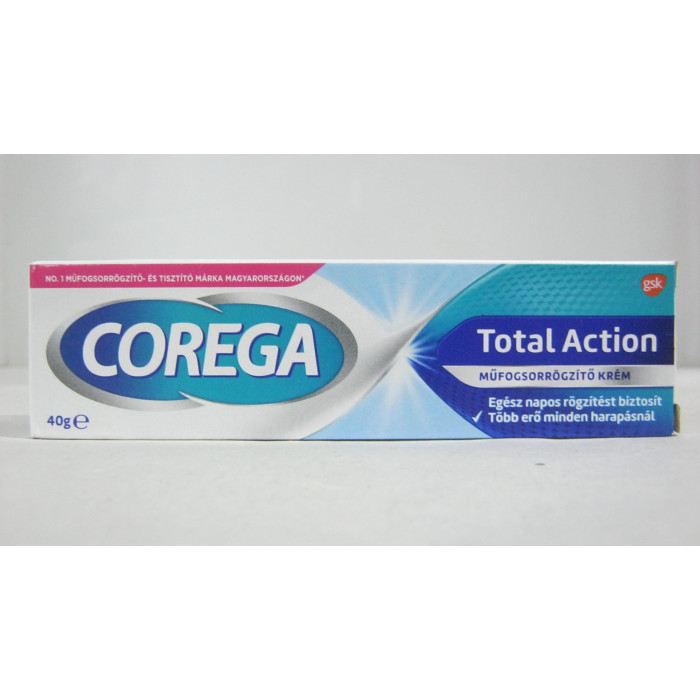 Corega Műfogsor Ragasztó 40G Total Action