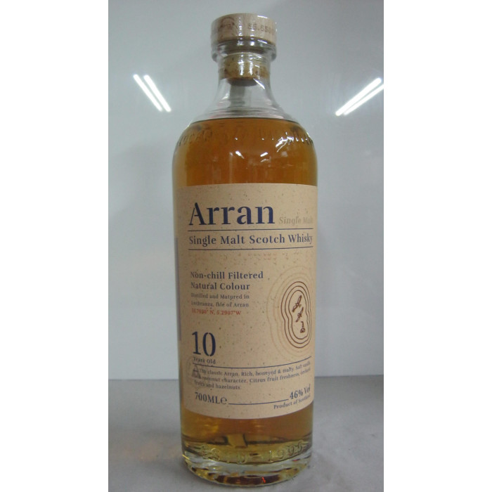 Arran 0.7L Single Malt 10Éves Scotch Whisky