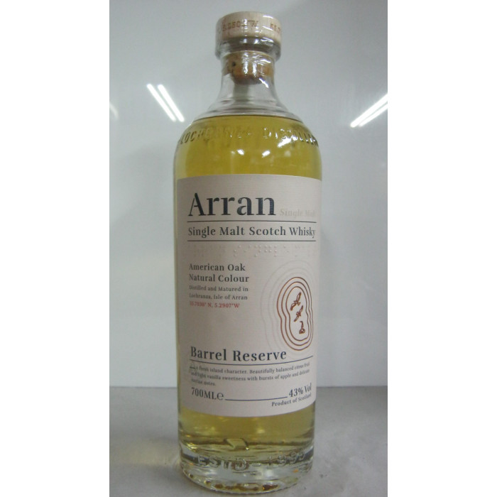 Arran 0.7L Single Malt Barrel Reserve Scotch W