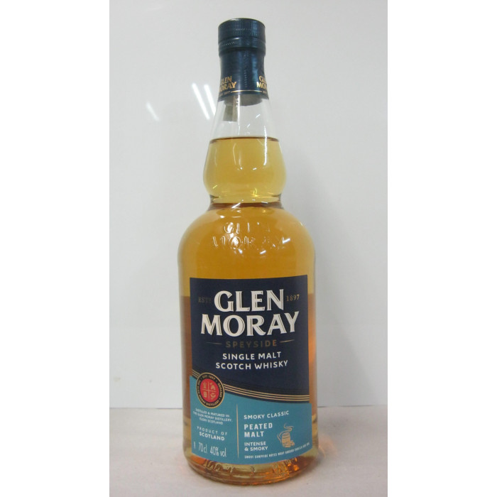 Glen Moray 0.7L Speyside Peated Malt Smoky Whi