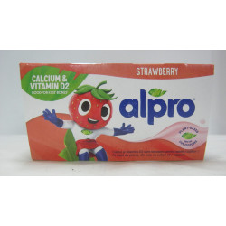 Puding 4X125G Eper Alpro