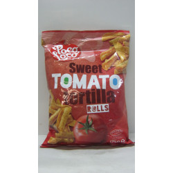 Tortilla Chips 125G Sweet Tomato Rolls Poco Lo