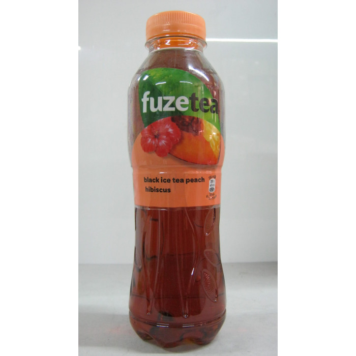 Fuze Tea 0.5L Black Őszibarack Hibiszkusz