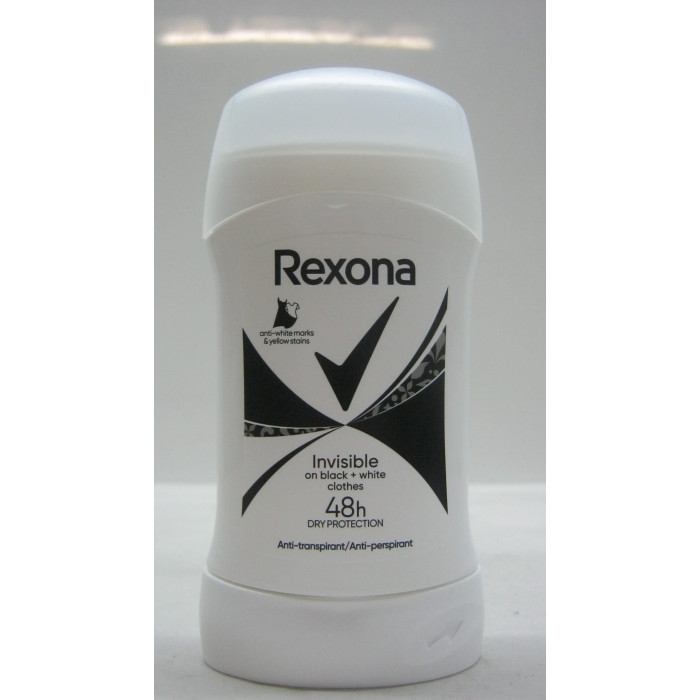 Rexona 50Ml Női Stift Invisible Black White
