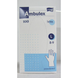 Kesztyű 100Db L Kozmetikai Ambulex Latex