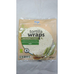 Tortillas 4Db 250G 30Cm Multigrain Vegan Dijo