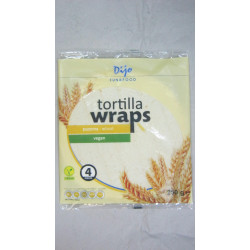 Tortillas 4Db 250G 30Cm Wheat Vegan Dijo