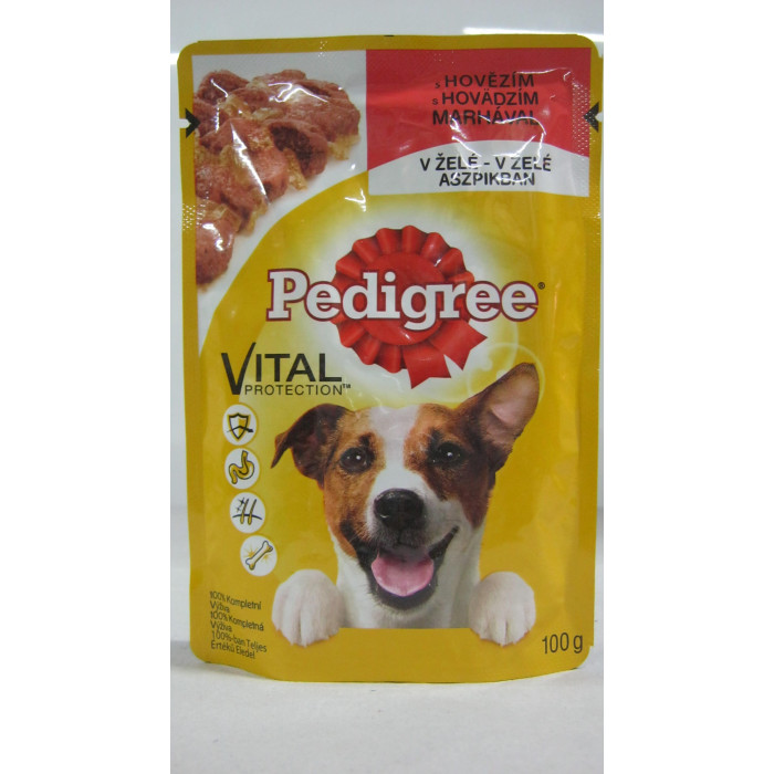 Pedigree 100G Marha Aszpikban Alutasak Kutya