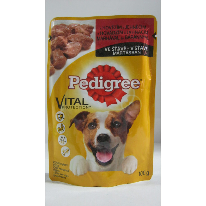 Pedigree 100G Marhahús Nyúl Alutasak Kutya