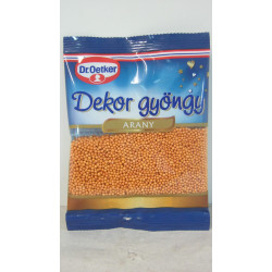 Dekor Gyöngy 30G Arany Dr Oetker
