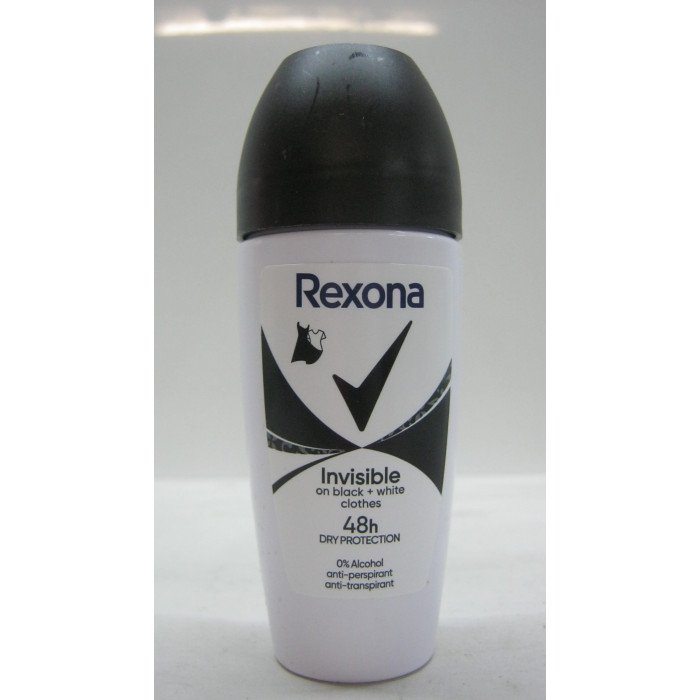 Rexona 50Ml Női Roll Black White Invisible