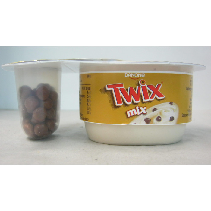 Joghurt 120G Kétkamrás Twix Mix Danone