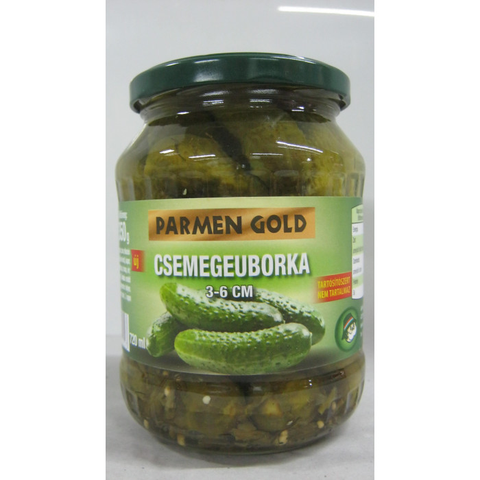 Csemegeuborka 3-6Cm 680G Parmen Gold