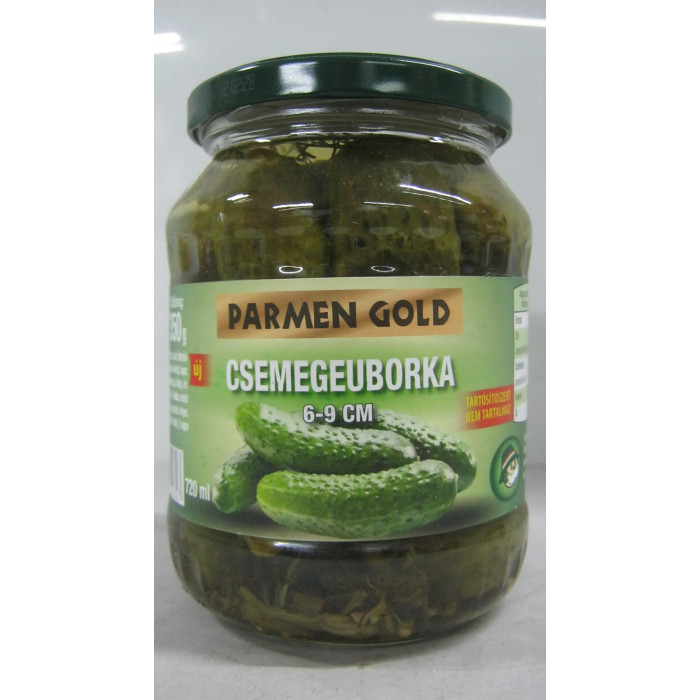 Csemegeuborka 6-9Cm 680G Parmen Gold