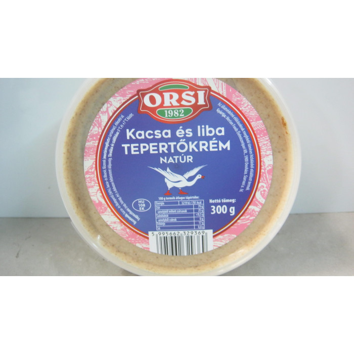 Tepertőkrém 300G Kacsa Liba Orsi