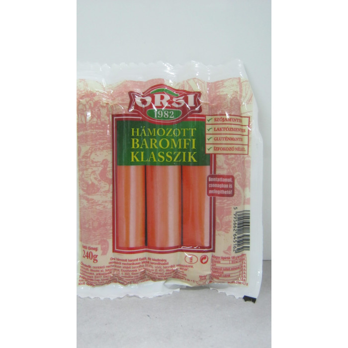 Virsli Baromfi 240G Hámozott Orsi