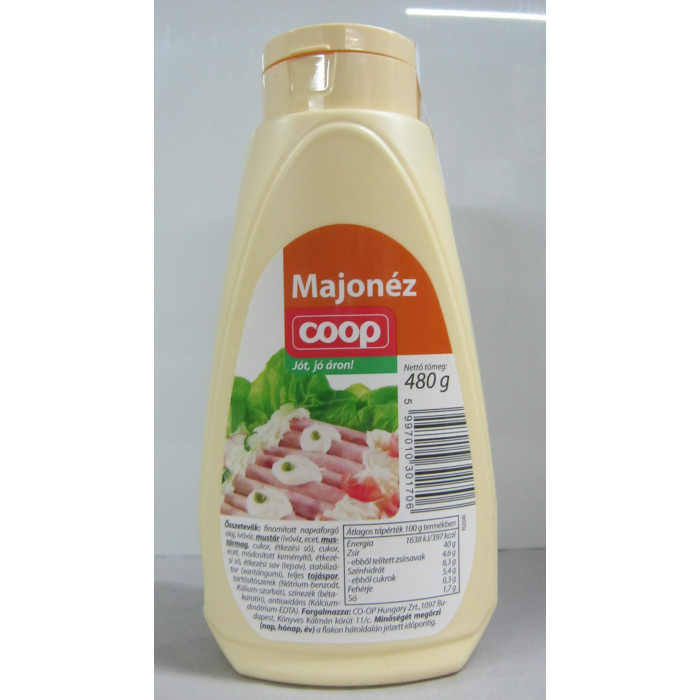 Majonéz 480G Coop