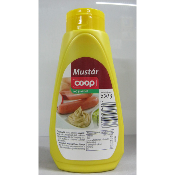 Mustár 500G Coop