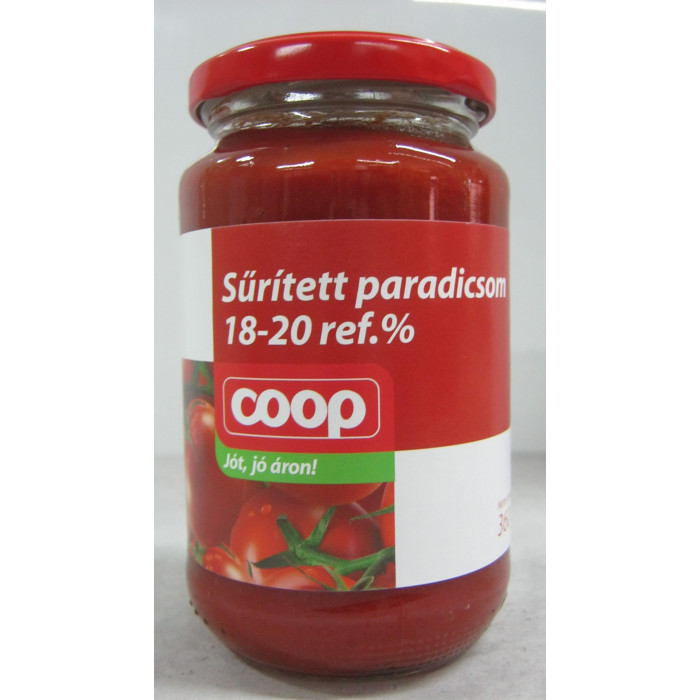 Sűrített Paradicsom 360G Coop 18-20%