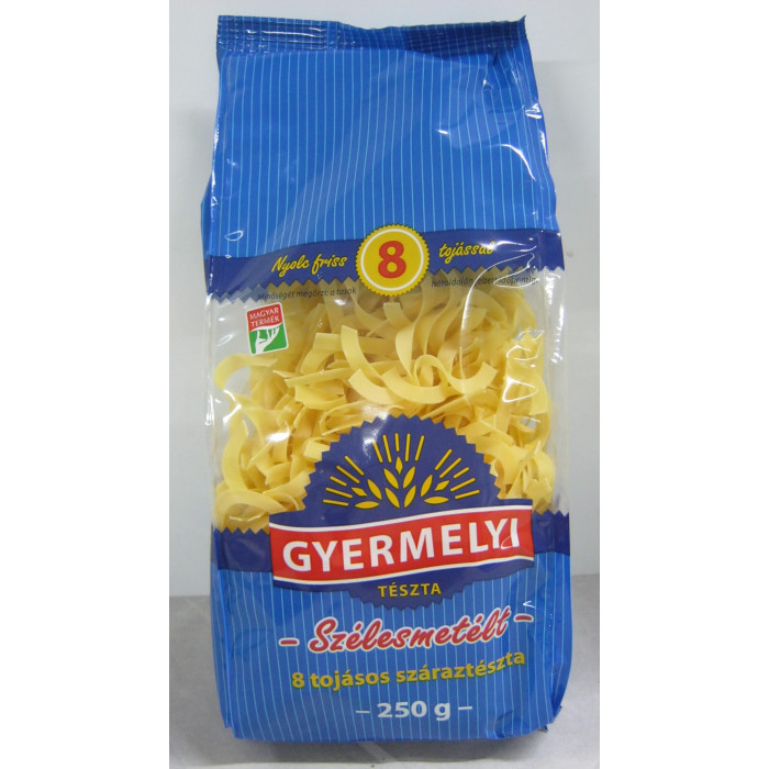 Szélesmetélt 250G 8T.gyermelyi