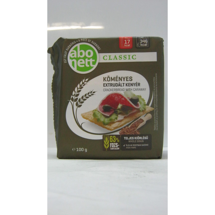 Extrudált Kenyér 100G Köményes Abonett