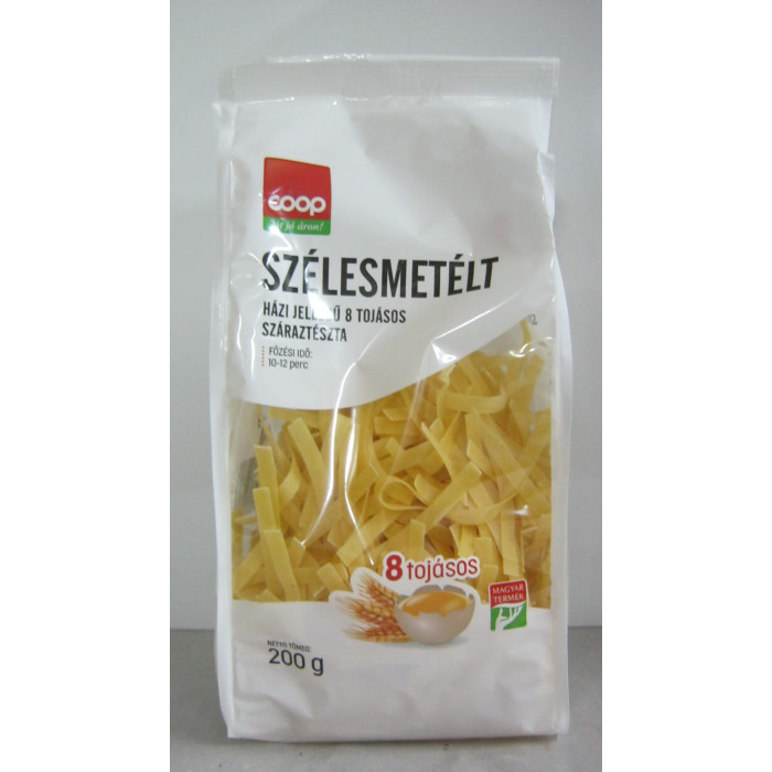 Szélesmetélt 200G 8T.coop