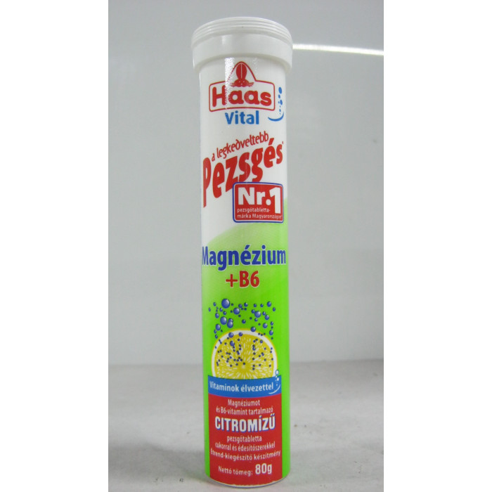 Pezsgőt.80G Magnézium Citromos Haas
