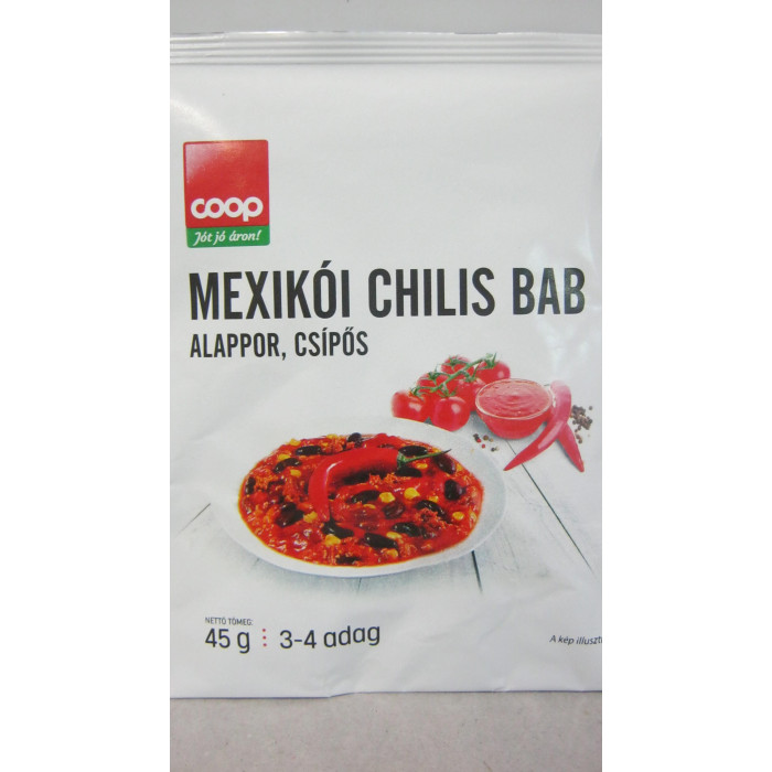 Mexikói Chilis Bab 45G Coop