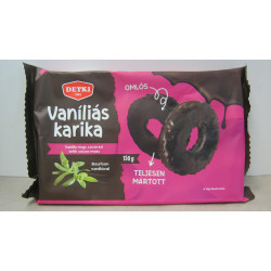 Vaníliás Karika Kakaós Ét Mártott 150G Detki