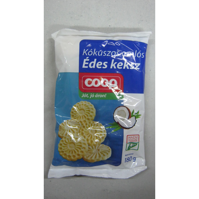 Édes Keksz 180G Kókuszos Coop