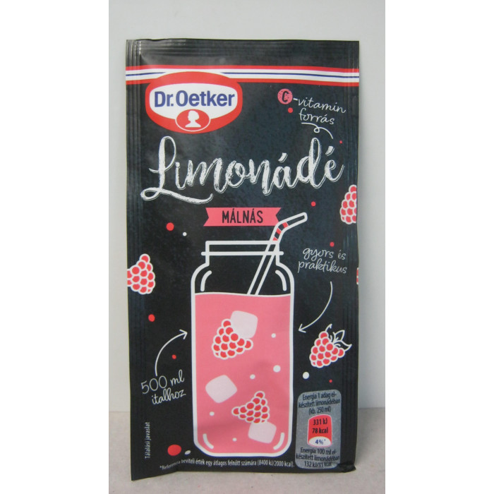 Limonádé Por 40G Málnás Dr.oetker